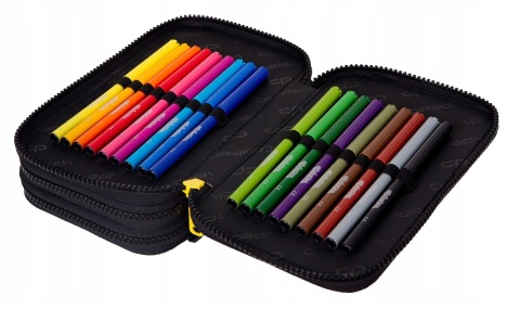 Coolpack Piórnik Trzykomorowy z Wyposażeniem Jumper 3 Darker Night 680