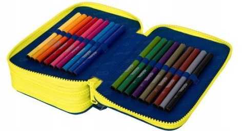 Coolpack Piórnik Trzykomorowy z Wyposażeniem Jumper 3 Football F067339