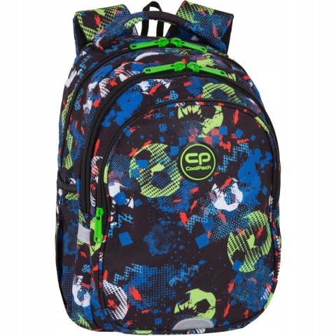 Coolpack Plecak Dwukomorowy dla Klas 1-3 Jerry Football Piłka F029336