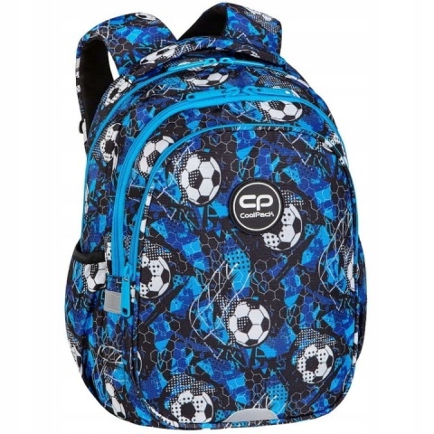 Coolpack Plecak Dwukomorowy dla Klas 1-3 Jerry Soccer Piłka E29553