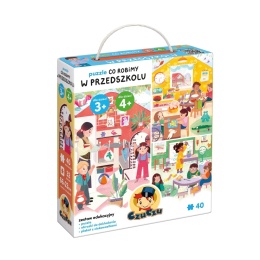 CzuCzu Puzzle Co Robimy w Przedszkolu 40 elementów 3+ 94072