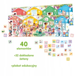 CzuCzu Puzzle Co Robimy w Przedszkolu 40 elementów 3+ 94072