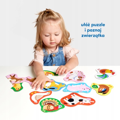 CzuCzu Puzzle Do Pary Moje Zwierzątka 18m+ 94157