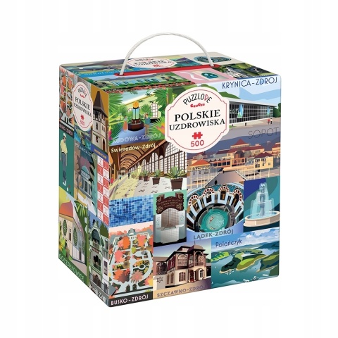 CzuCzu Puzzlove Puzzle Rodzinne Uzdrowiska 500 elementów 94133