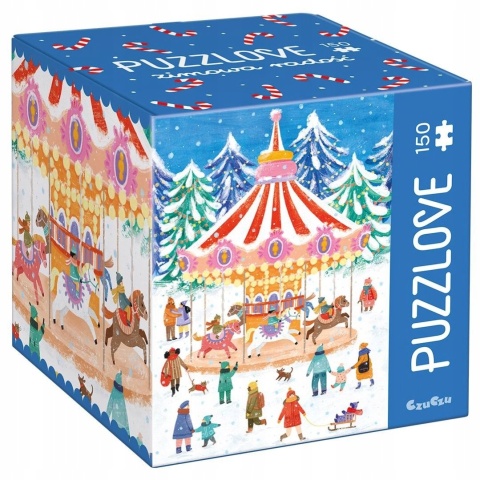 CzuCzu Puzzlove Puzzle Rodzinne Zimowa Radość 150 elementów 93570