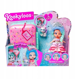Kookyloos Zestaw Suitcases Lalka Sweet Wishes Walizka z Akcesoriami