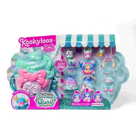Kookyloos Zestaw Deluxe Set Torebka Ice Cream Stars