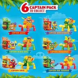 Piratix Zestaw Crazy Jungle Seria 3 Captain Pack Captain Louie