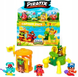 Piratix Zestaw Crazy Jungle Seria 3 Captain Pack Captain Louie