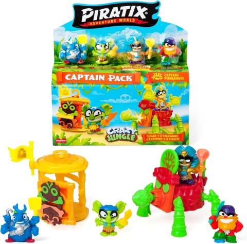 Piratix Zestaw Crazy Jungle Seria 3 Captain Pack Captain Pharaonix