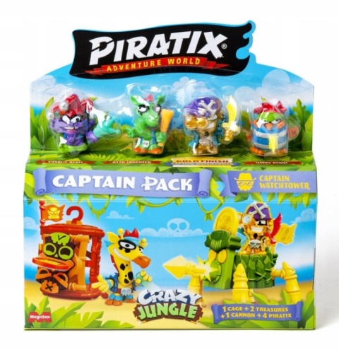 Piratix Zestaw Crazy Jungle Seria 3 Captain Pack Captain Watchtower