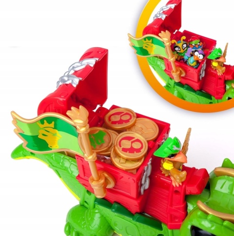 Piratix Zestaw Crazy Jungle Krokodyl King Croc Kapitan JawCrush