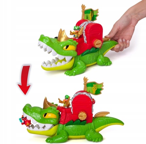 Piratix Zestaw Crazy Jungle Krokodyl King Croc Kapitan JawCrush