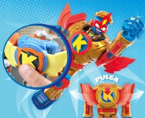Super Zings Things SuperBot Golden Armor - 2 Figurki