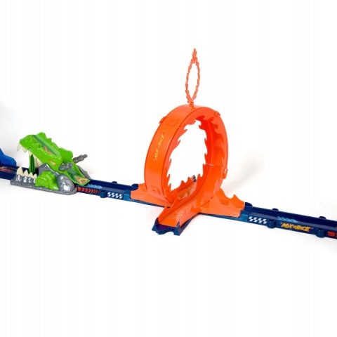 T-Racers Zestaw Mix Race Tor Samochodowy Volcanosaurus