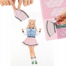 TOP MODEL Szkicownik Projektantki Dress me Up Collage Book 13574