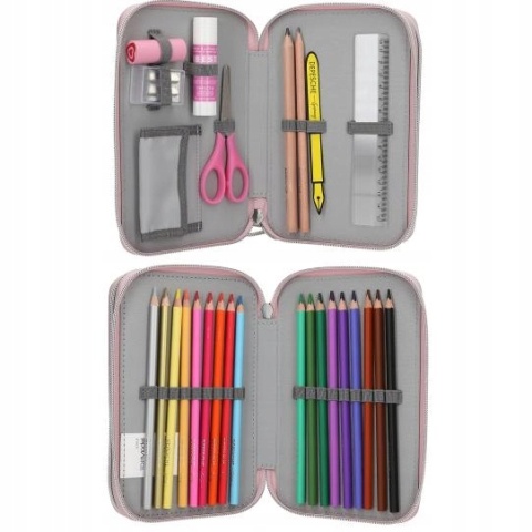 Top Model Piórnik Podwójny z Wyposażeniem BFF 13293