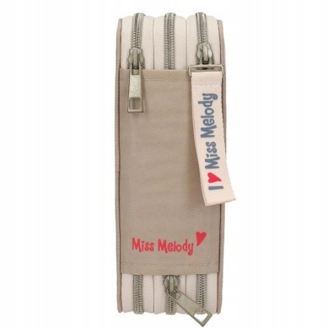 Top Model Piórnik Potrójny z Wyposażeniem Miss Melody Poppy Sand 13341