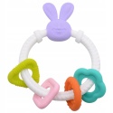 BocioLand Gryzak Sensoryczny Silikonowy dla Niemowląt Króliczek