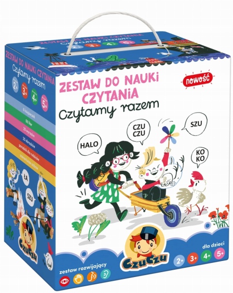 CzuCzu Czytamy Razem Zestaw do Nauki Czytania 2-5 lat 01416