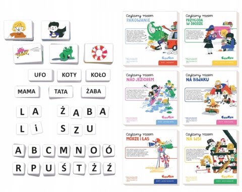 CzuCzu Czytamy Razem Zestaw do Nauki Czytania 2-5 lat 01416
