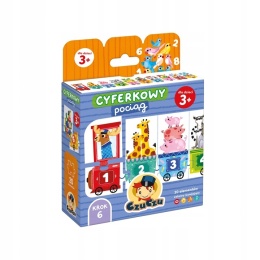 CzuCzu Puzzle Cyferkowy Pociąg dla dzieci 20 elementów 3+ 94652