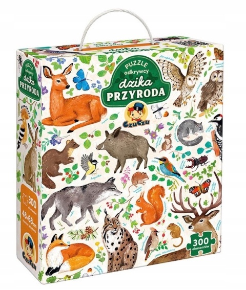 CzuCzu Puzzle Odkrywcy Dzika Przyroda 300 elementów 7+ 94478