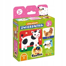 CzuCzu Układam Zwierzątka dla Dzieci 4 elementy 2m+ 94669