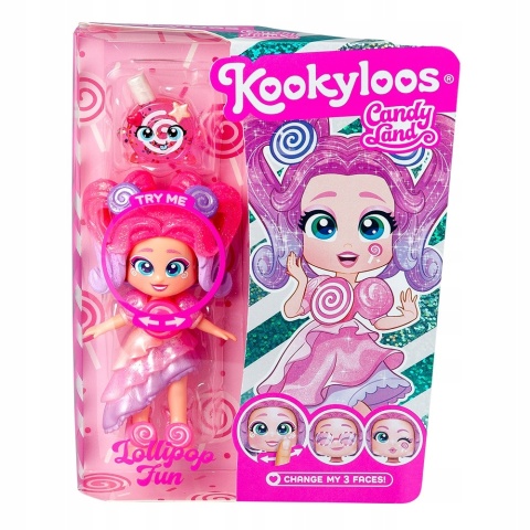 Kookyloos Laleczka Candy Land Lollipop Fun