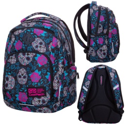 Patio Coolpack Plecak Szkolny Młodzieżowy Break Skulls Roses B24049