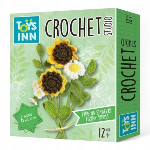 Stnux Słoneczniki Szydełkowanie Robótki Ręczne Crochet Studio STN9605