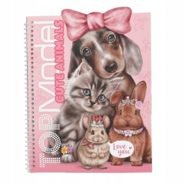 TOP MODEL Kolorowanka Dress me UP Cute Animals 13736