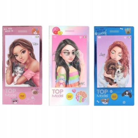 TOP MODEL Zestaw Grający Notesik Telefon 3D z Dźwiękiem 13576