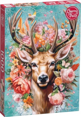 CherryPazi Puzzle Flower Deer 1000 elementów