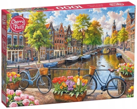 CherryPazi Puzzle Amsterdam Tulips 1000 elementów