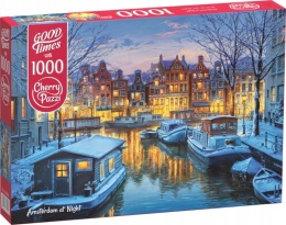 CherryPazi Puzzle Amsterdam at Night 1000 elementów
