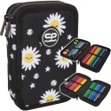 Coolpack Piórnik Dwukomorowy Wyposażeniem Jumper 2 Daisy Black F066817