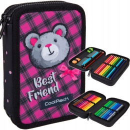 Coolpack Piórnik Dwukomorowy z Wyposażeniem Jumper 2 Buddy F066959