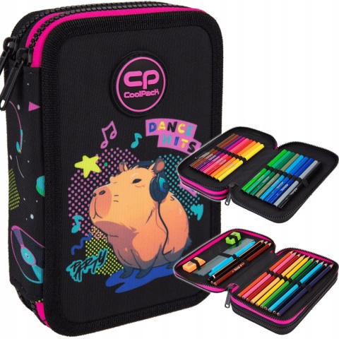Coolpack Piórnik Dwukomorowy Wyposażeniem Jumper2 Capybara Music F6961