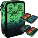 Coolpack Piórnik Dwukomorowy z Wyposażeniem Jumper 2 Game Over Green