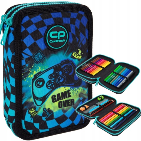 Coolpack Piórnik Dwukomorowy Wyposażeniem Jumper2 Gamer Chess F066964