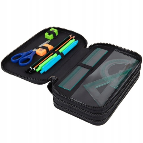 Coolpack Piórnik Trzykomorowy Wyposażeniem Jumper 3 Buddy F067959