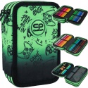 Coolpack Piórnik Trzykomorowy Wyposażeniem Jumper3 Game Over F067969
