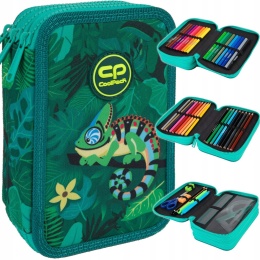 Coolpack Piórnik Trzykomorowy Wyposażeniem Jumper 3 Tropic F067965