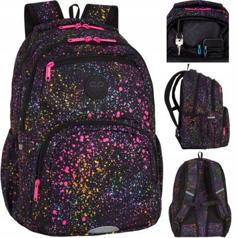 Coolpack Plecak Dwukomorowy Młodzieżowy Pick Galactica F099899