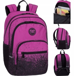 Coolpack Plecak Szkolny Młodzieżowy Alfa Pink Dot F155979