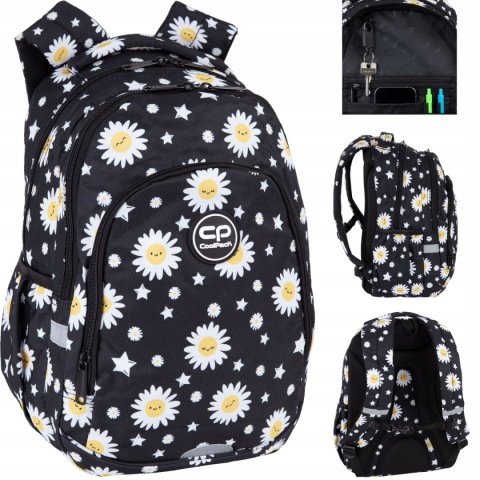 Coolpack Plecak Szkolny Prime Daisy Black F162817