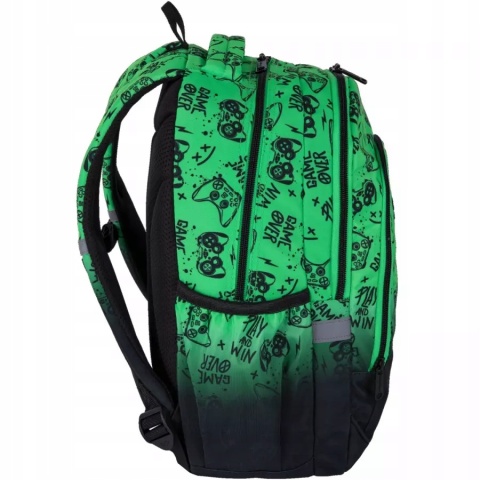 Coolpack Plecak Szkolny Prime Game Over Gradient Green F162969