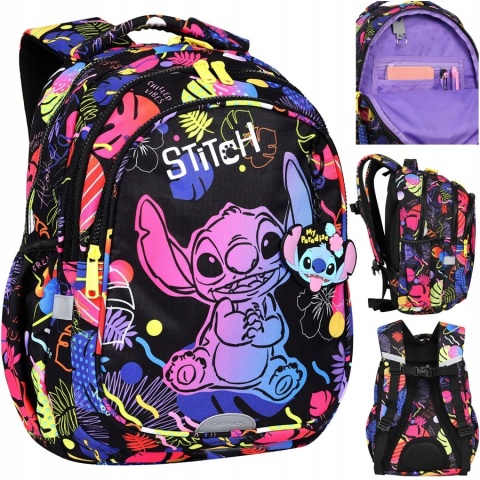 Coolpack Plecak Szkolny dla Klas 1-3 Jerry Disney Black Stitch F029886