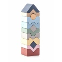 Cubika Drewniana Wieżyczka LD-22 Pastelowa 16099